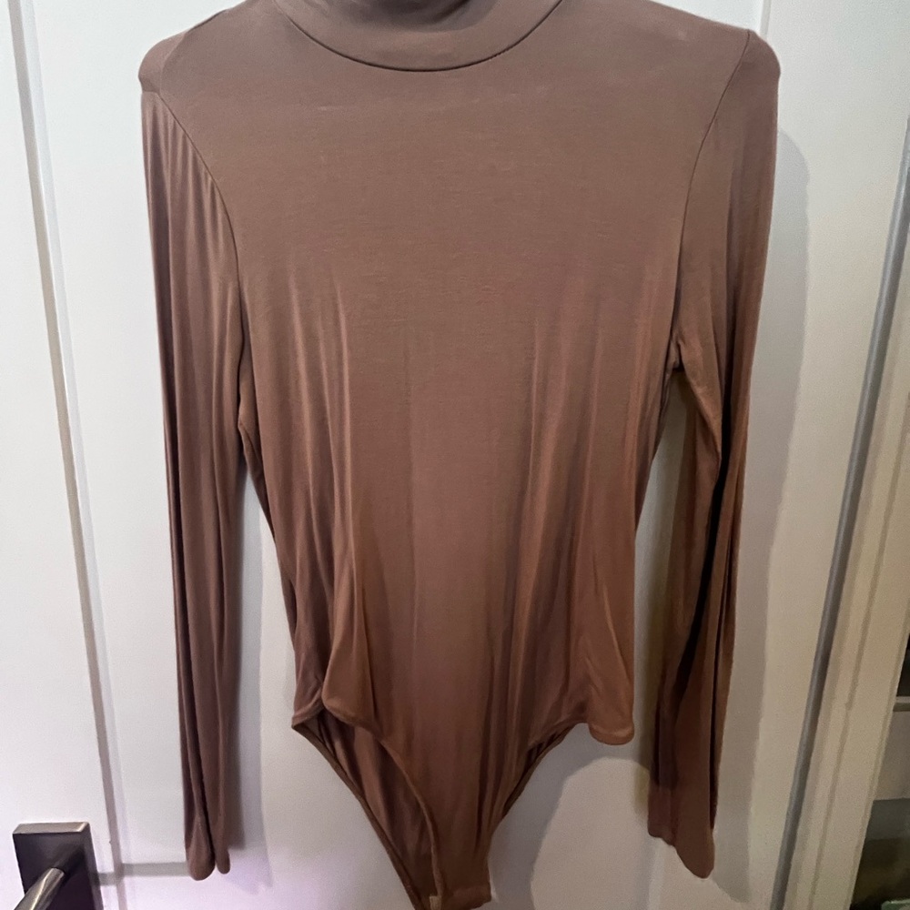 Shein Casual Brown Top Bodysuit